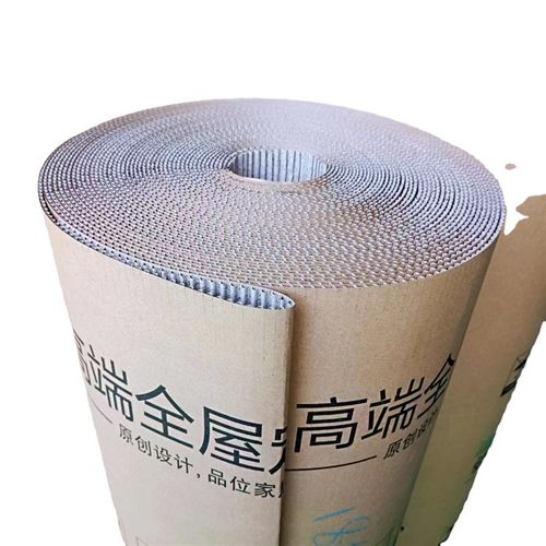 加厚加硬款瓦楞纸卷 家具打包专用双层瓦楞纸皮 50米大卷印字纸皮