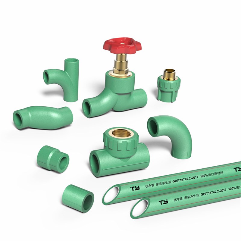 天雁优净PPR家装管配件外螺纹束接20 25 40 50外牙束节外丝直接头