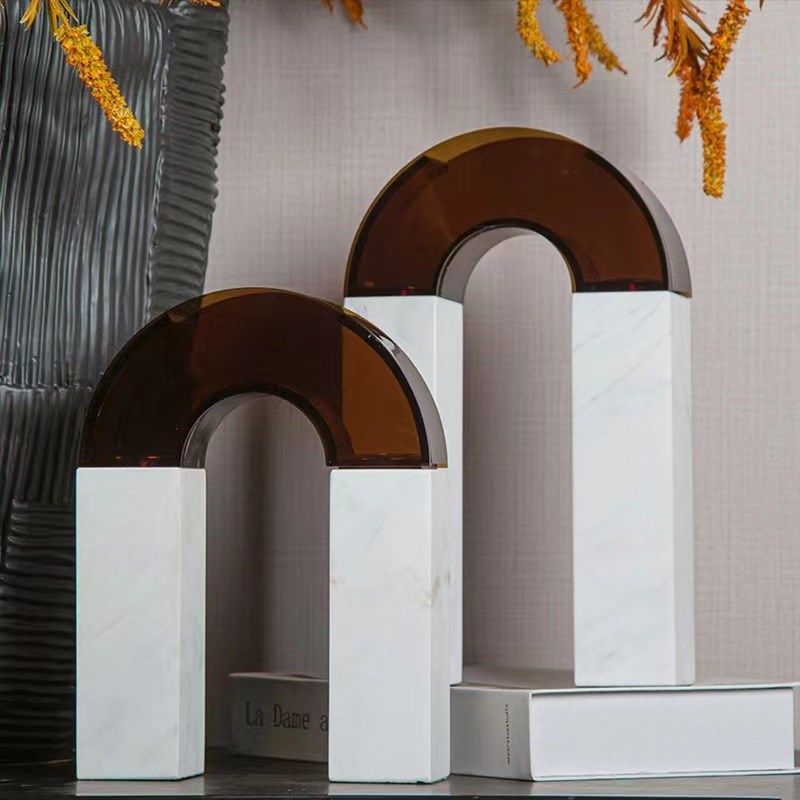 欧式轻奢亚克力金属艺术摆设创意家居桌面客厅电视柜软装饰品摆件,特色手工艺,其他特色工艺品,淘宝优惠券,粉丝福利购,淘宝优惠卷