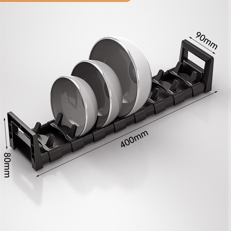 厨房柜内置碗架抽屉分隔拉篮堆碗置物架餐具盘子碗碟筷收纳沥水架