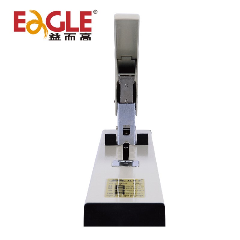 益而高订书机 钉书机大号订重型订书机厚层100页订书器财务办公用