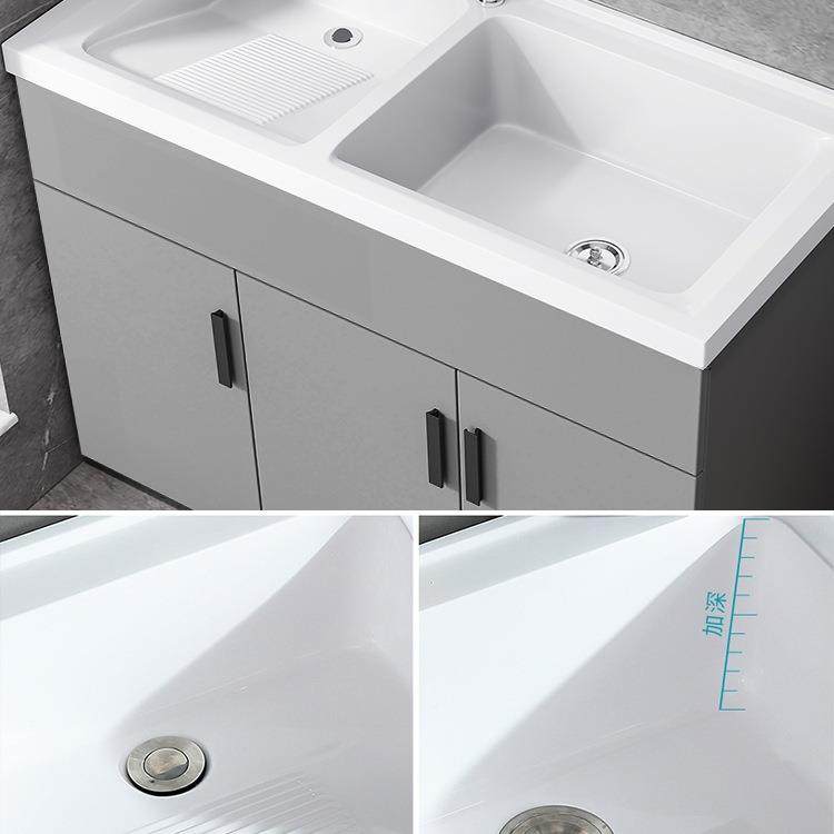 831洗衣柜一体双人石英石盆洗衣带搓板阳台太空铝浴室池柜组造合,电子/电工,接线端子,淘宝优惠券,粉丝福利购,淘宝优惠卷