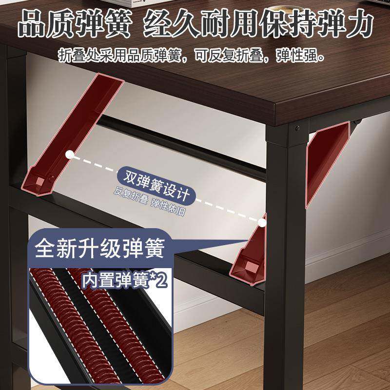 折桌卧室电脑桌家长方形书桌用简叠宿易办默认项公桌学习舍出租屋