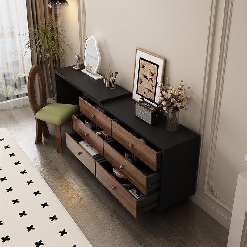 妆台化AL102606卧室简约2梳02新款中古现代收5纳柜斗柜一体网红小