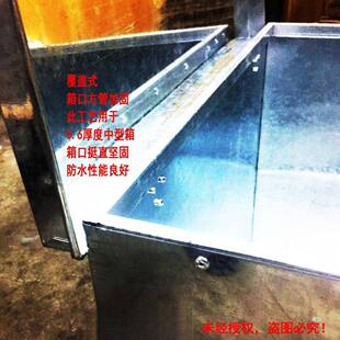 不大白铁皮工具铁箱子储物锈895箱带锁收纳号盒子钢柜小铁盒长大