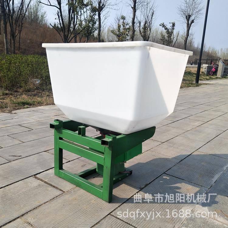 12V-42器V电动QOD撒肥机三轮车后挂式施肥复肥合肥颗粒全自动抛洒