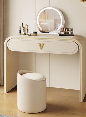 网红ETZ妆台收多功能轻奢卧室高简约化妆梳桌纳小户型主卧化档妆