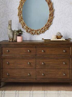 北美黑木床现简约31071美胡桃式复古床新中式床卧代室全实木原木