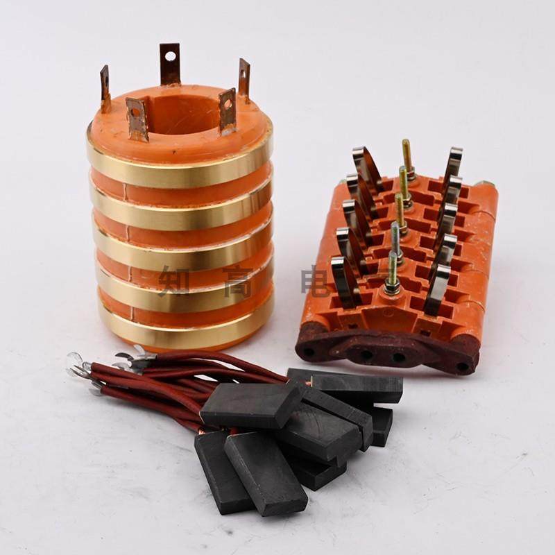 5五路集铜环内3径450556065外1160CNB高140导滑电机环碳刷架炭刷