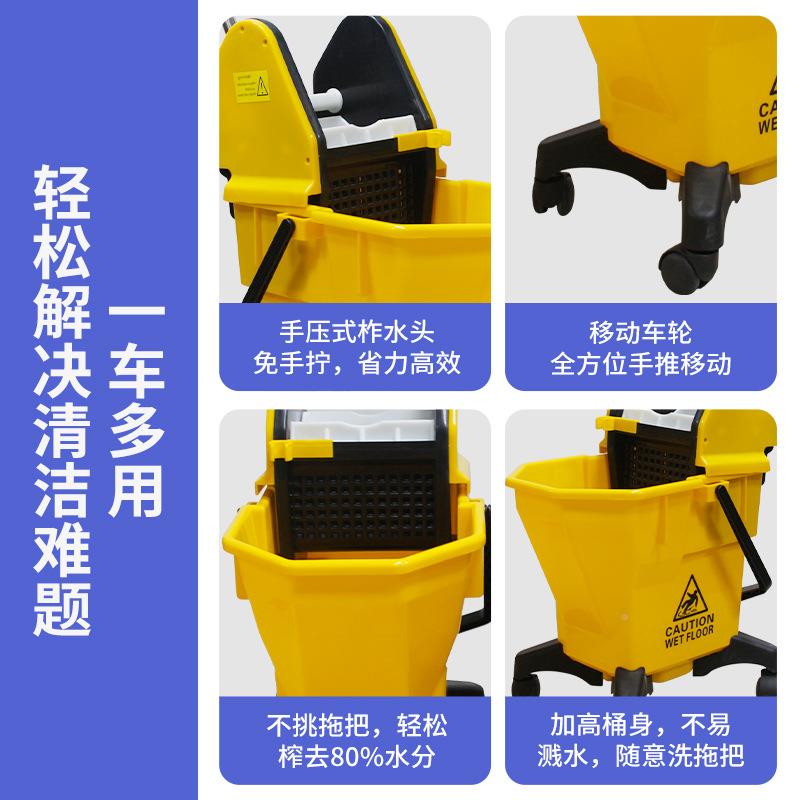 酒桶店下压榨式水无品牌/车拖把挤水桶家用压拖水地桶洗拖把商用