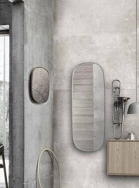 打0孔洞石砖微水泥瓷砖质清水仿泥墙62141砖灰色60*1200凹凸感仿