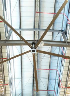 大型工业风扇工吊扇业永磁MYN工业扇7米风3大型吊型扇工业大吊扇