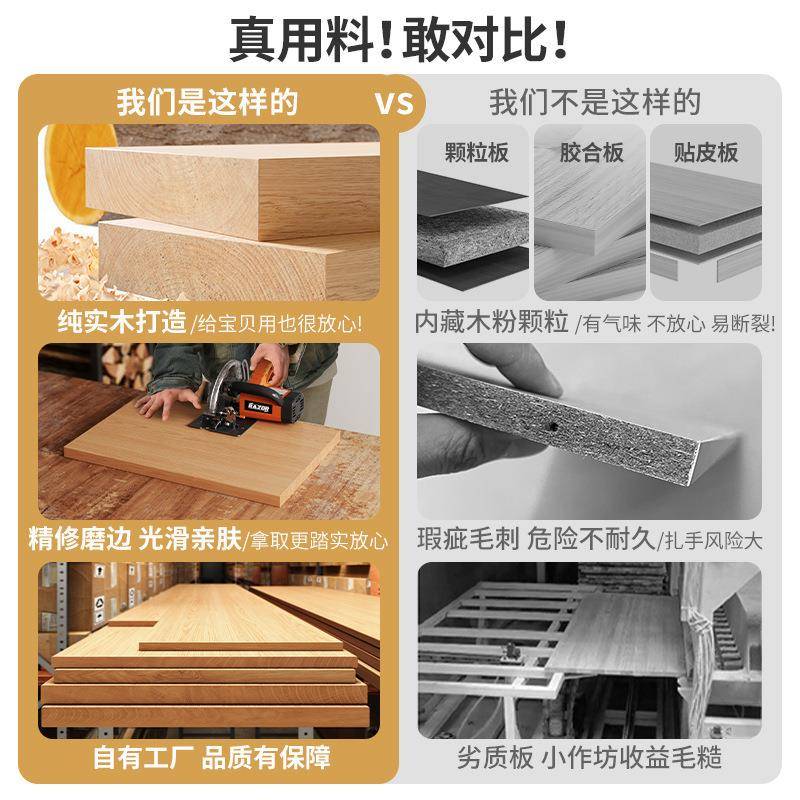 木书架置物架落地实儿童一VKH墙体靠转角储尘物柜简易学生多层防