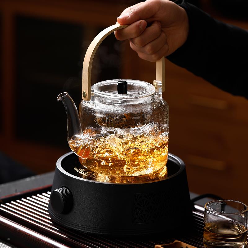 A5TBKL电炉煮茶壶家用洱煮茶器耐煮茶炉套装玻璃烧普水壶养陶生高