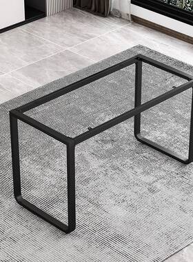 可铁艺圆弧19859岩板桌腿支架书桌吧台搭边桌脚餐台脚支形撑底架