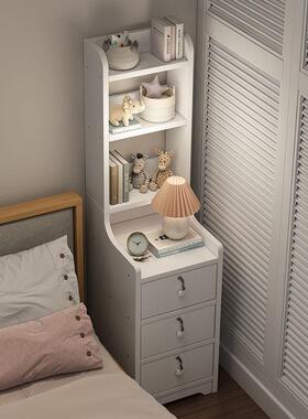 角柜简约墙角柜户型墙边柜落地书架小迷你置物架子床头XEZ小型柜