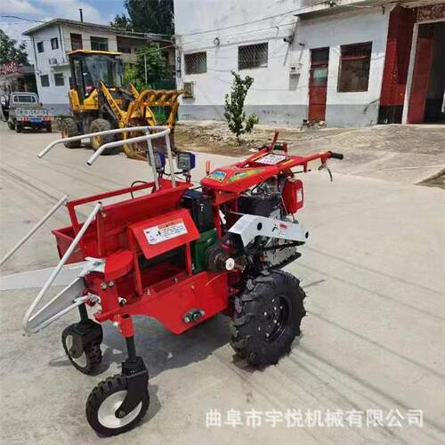 单行玉VRC收家用小米型掰玉米粉秸秆机柴油款收棒机子获机