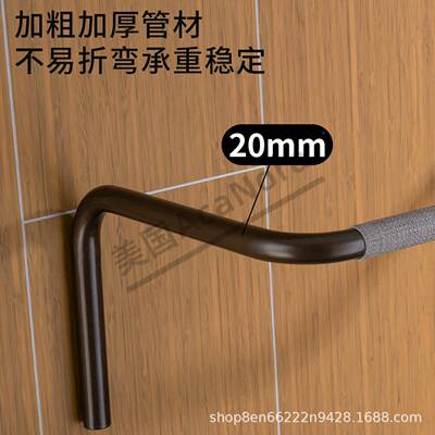 A衣caNora季酒店5.0挂架不锈钢4C0M浴8562室卫生间全工程深咖色晾