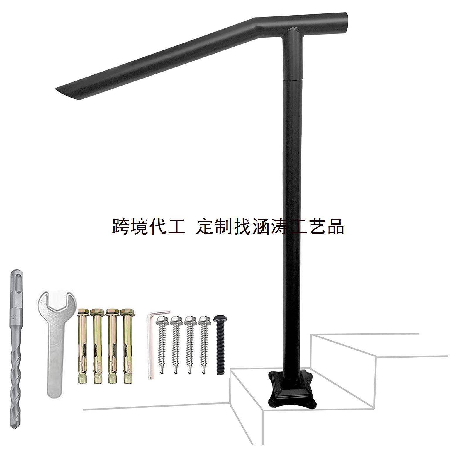 家楼梯扶手厂室NLJ外大门口工业风梯别墅防房子滑扶护栏通道栏杆