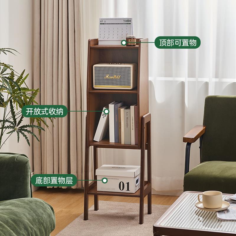 y家用小电书架置物架落地书柜简约客F77HH5HS厅靠墙储m物柜视边柜