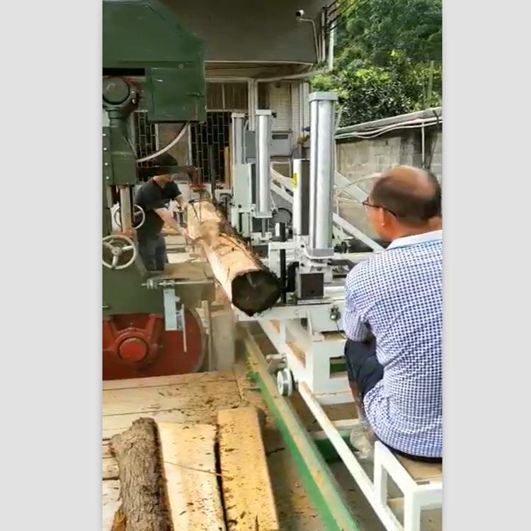 木锯工带车锯自动车木材跑木工带机数控半自动跑跑大型自动木工带