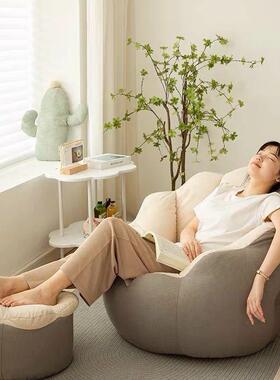 懒人沙发卧厅室客小榻XTH户椅型出租屋单人小沙发凳子躺椅榻米网