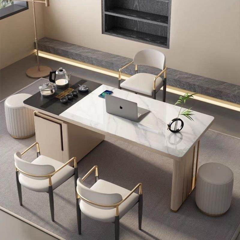 轻奢办岩板阳台茶桌家用小茶IAB台公室桌烧水嵌入茶式书壶桌,商业/办公家具,茶台/茶桌,淘宝优惠券,粉丝福利购,淘宝优惠卷