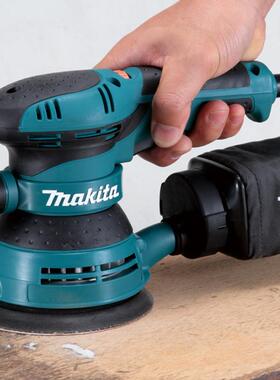 akita田盘式道砂光机BO504无品牌/M1木轨工圆盘砂纸打磨抛光机M牧