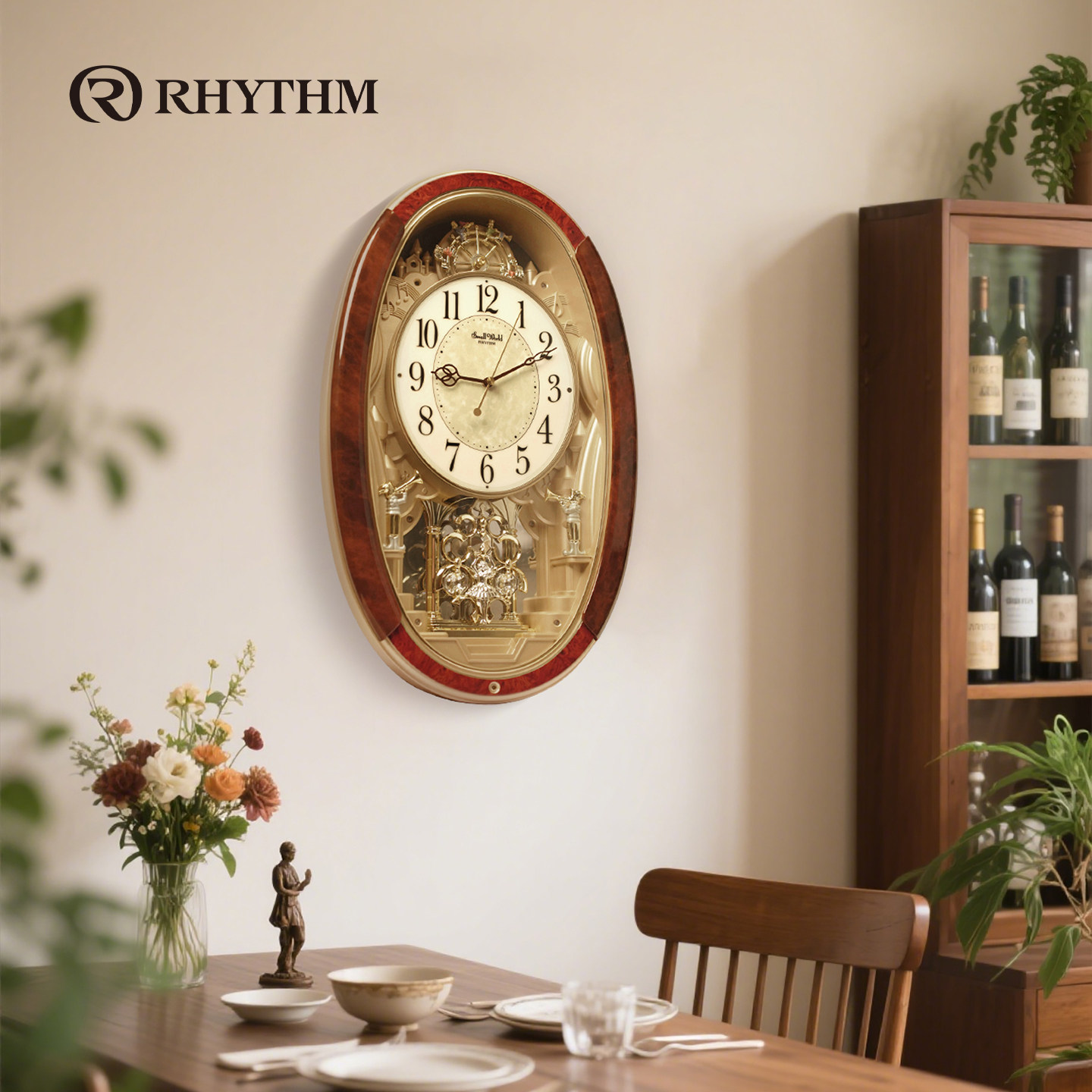 RHYTHM丽声2025新款创意挂钟