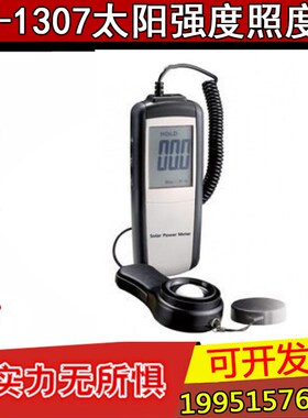 太阳强度照度计太阳能测试仪 太阳能测试仪太阳能功率计 DT-1307
