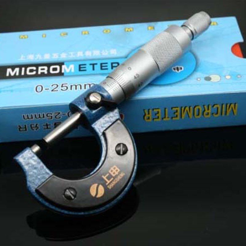 上申壁厚千分尺0-25mm刻线测厚仪25-50mm手持外径尺 分度值0.01mm