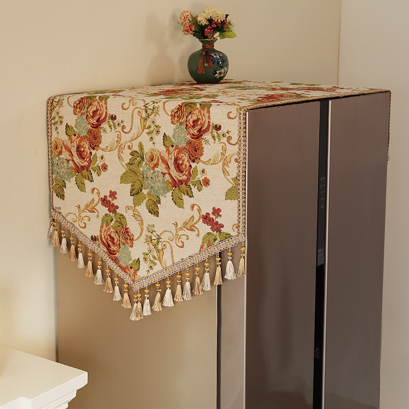 欧式高端冰箱防尘盖布罩巾顶轻奢单双门卡萨帝家用2023新款