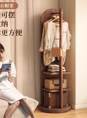 全身镜家用卧室拱形地镜试可旋转移动穿衣镜衣XCM帽架一落体式衣