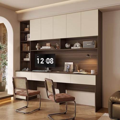 妆2025新现合代式sg1002书房书桌柜组柜带储物柜卧室衣柜中梳台柜