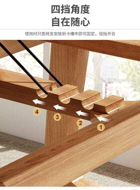 炕实木窗桌家用可折叠茶几式卧室茶桌日榻XDO榻飘米炕几桌床上小