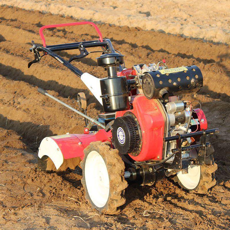 新微耕型机多功能四驱柴油起垄用翻地款耕地机农小开OMH沟拖拉旋