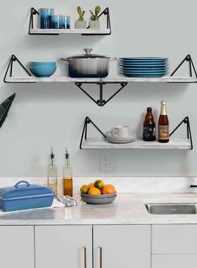 家用搁12934板墙3墙套乡木墙装搁板为客厅卧室浴室一字隔板上村收