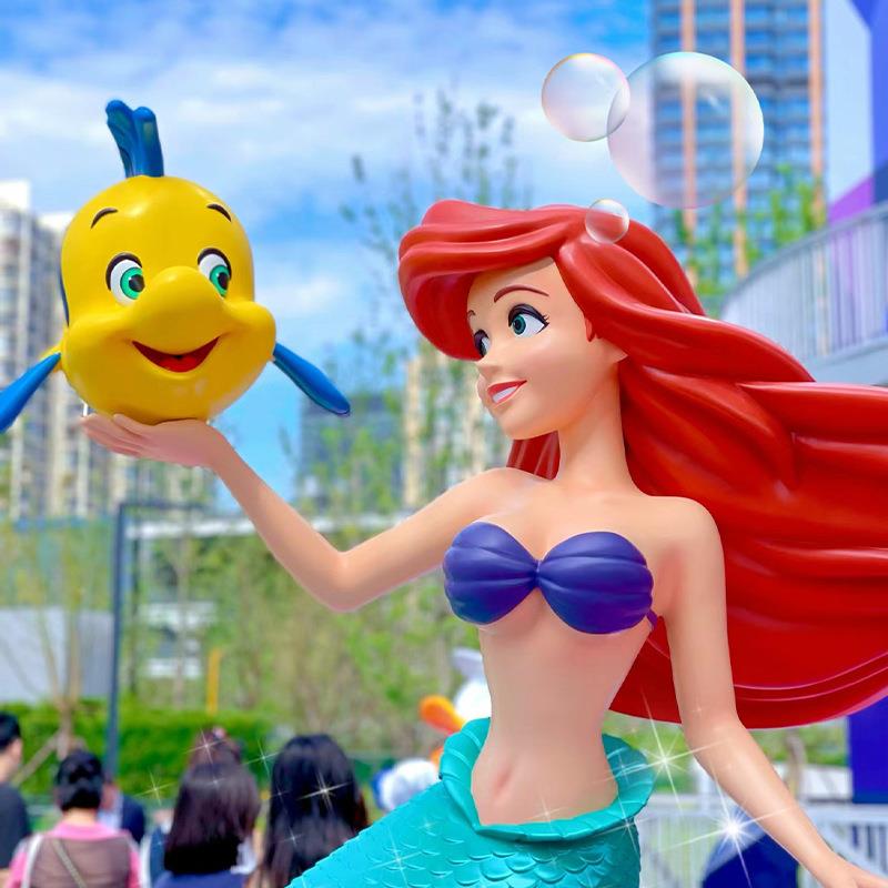 玻雕塑现JGC做卡通人物IP形象大吉钢祥物公仔网红打卡璃型景观摆