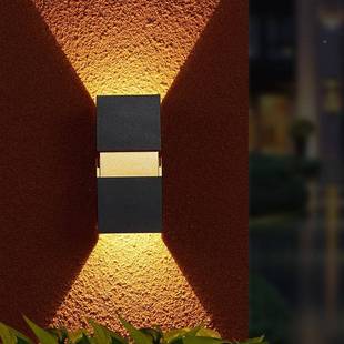 阳台2045壁灯墙灯超亮露台灯外现防水过走廊代简约外道墙室外户庭