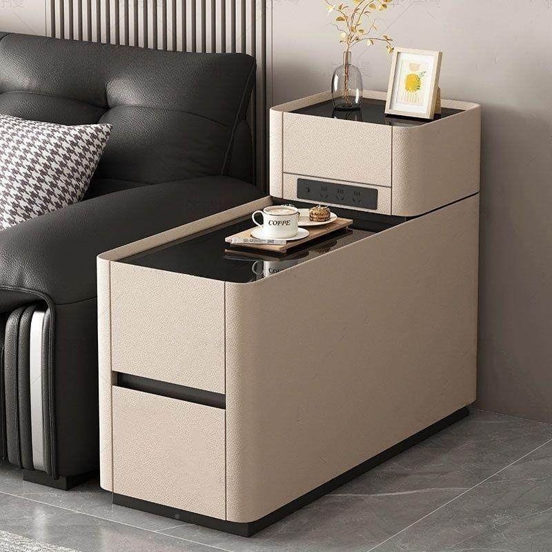 边智无品牌/能沙发边柜小户型客厅现代简几约多功能侧柜隔扶手柜