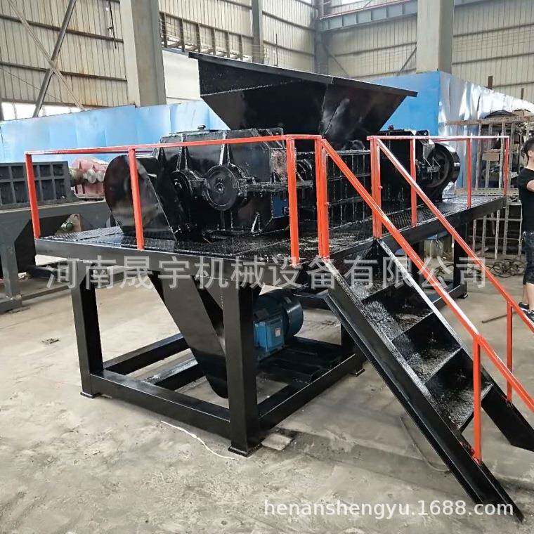 带钉撕子木头机碎电动旧家具床垫碎撕碎机WDS双轴橡胶塑料搅机械