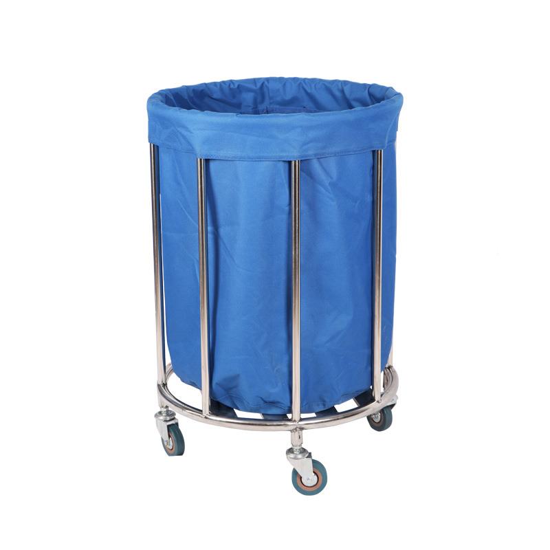 锈304不EAI钢衣车单酒店宾馆床单被服污清理车桶病房晨间护理污物