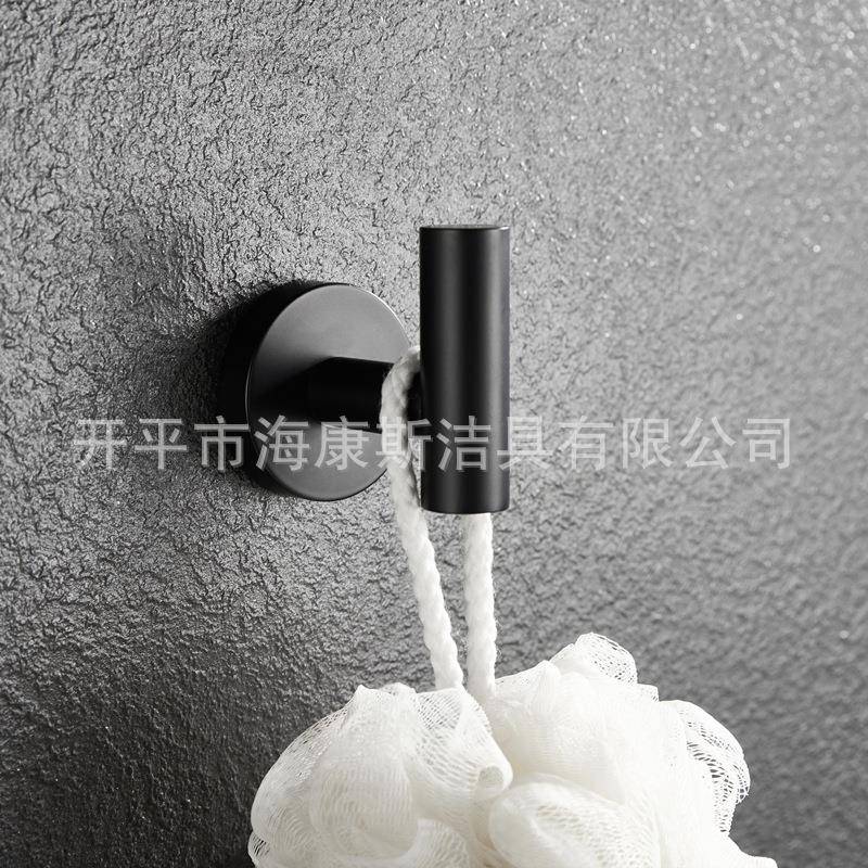 黑源不锈钢色拉丝巾架卫毛生CWG间毛货巾杆浴室纸巾架挂件