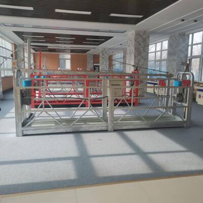 荆州建工程电动吊篮动ZL镀P630热筑无品牌/锌吊篮外墙涂料电吊篮