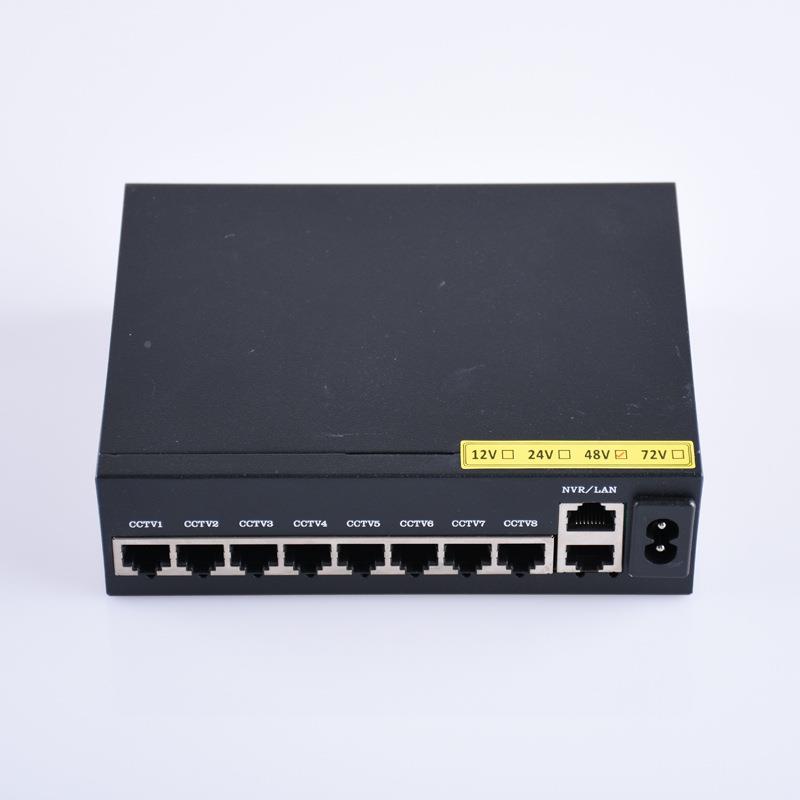 0口百兆TAS8+82POE1交换机4V供电监控络无线AP网厂家4578供电