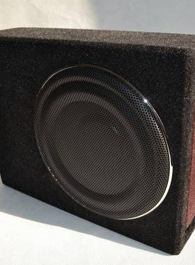 86950寸有源功箱放薄款音响汽车音炮12V车载装音小汽车带改功低放