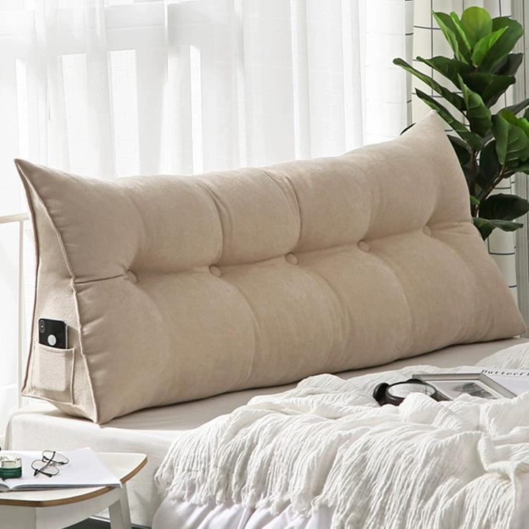日式榻角榻米软包三大背长枕护腰枕床头靠靠垫F98J7JS8卧室支撑看