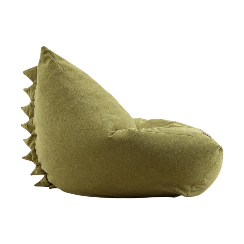 单躺椅式榻地榻米布人艺沙发卧室台上阳CGV躺卧可爱恐龙懒人沙发