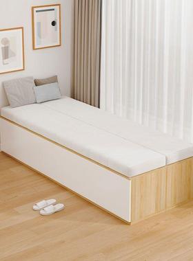 阳台物柜落地式衣卧室长条柜靠墙柜置物缝隙70748柜床收头尾储夹