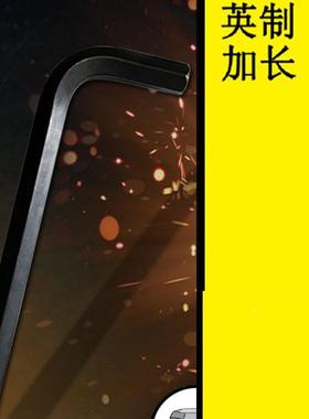 英制球WKU头内六角扳手1/8单个加硬LHEXWRENC发H黑1/16181//2寸